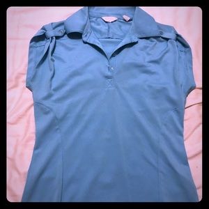 Callaway sleeveless golf shirt size XS turquoise